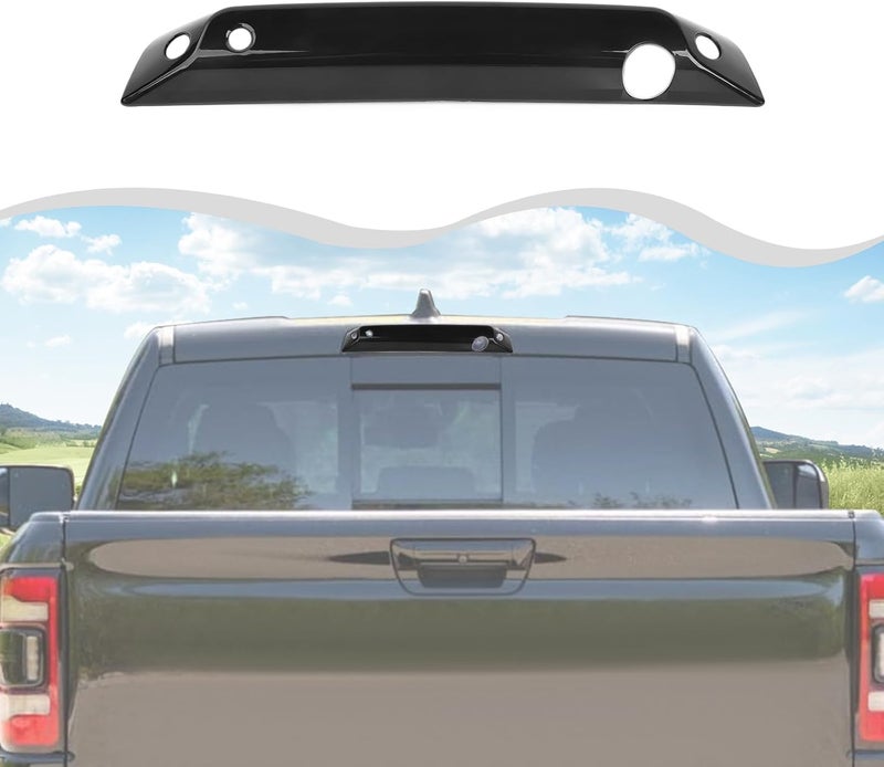 HTHE High Mount Brake Light Cover Trim Compatible with Dodge Ram 1500 2018 +Exterior Accessories - Image 1